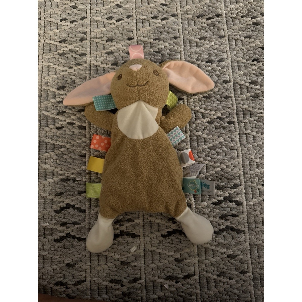 TagGies Signature Collection Mary Meyer Harmony Bunny Rabbit Lovey with Pellets